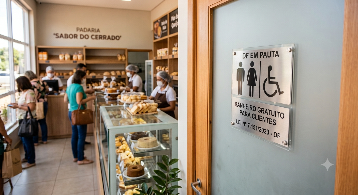 BANHEIROS EM ESTABELECIMENTOS COMERCIAIS: NOVO PROJETO REACENDE DEBATE SOBRE DIREITOS DOS CONSUMIDORES E LIBERDADE ECONÔMICA NO DF