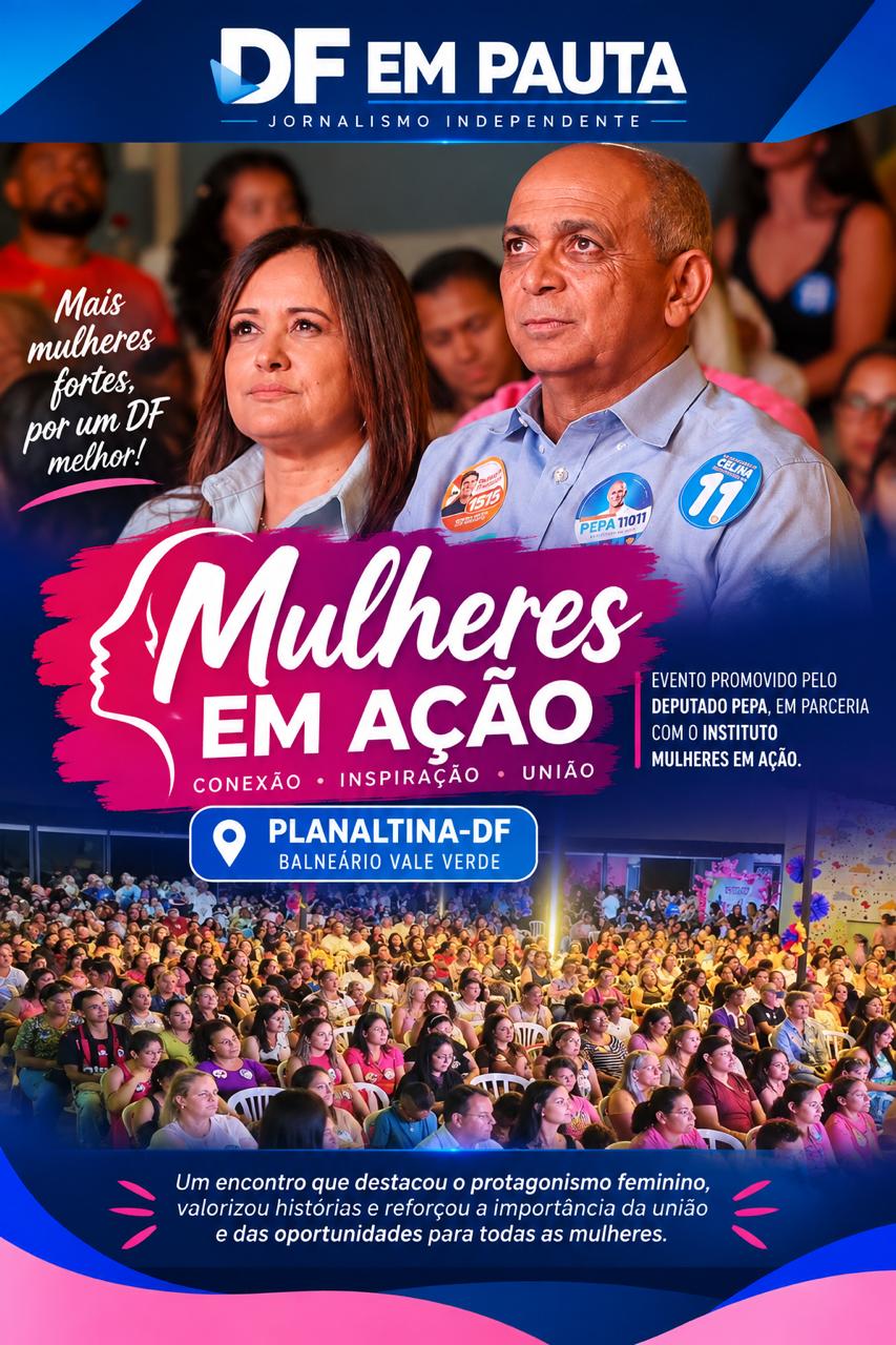 Mulheres em Ação reúne grande público e mostra força de Pepa junto às mulheres de Planaltina.